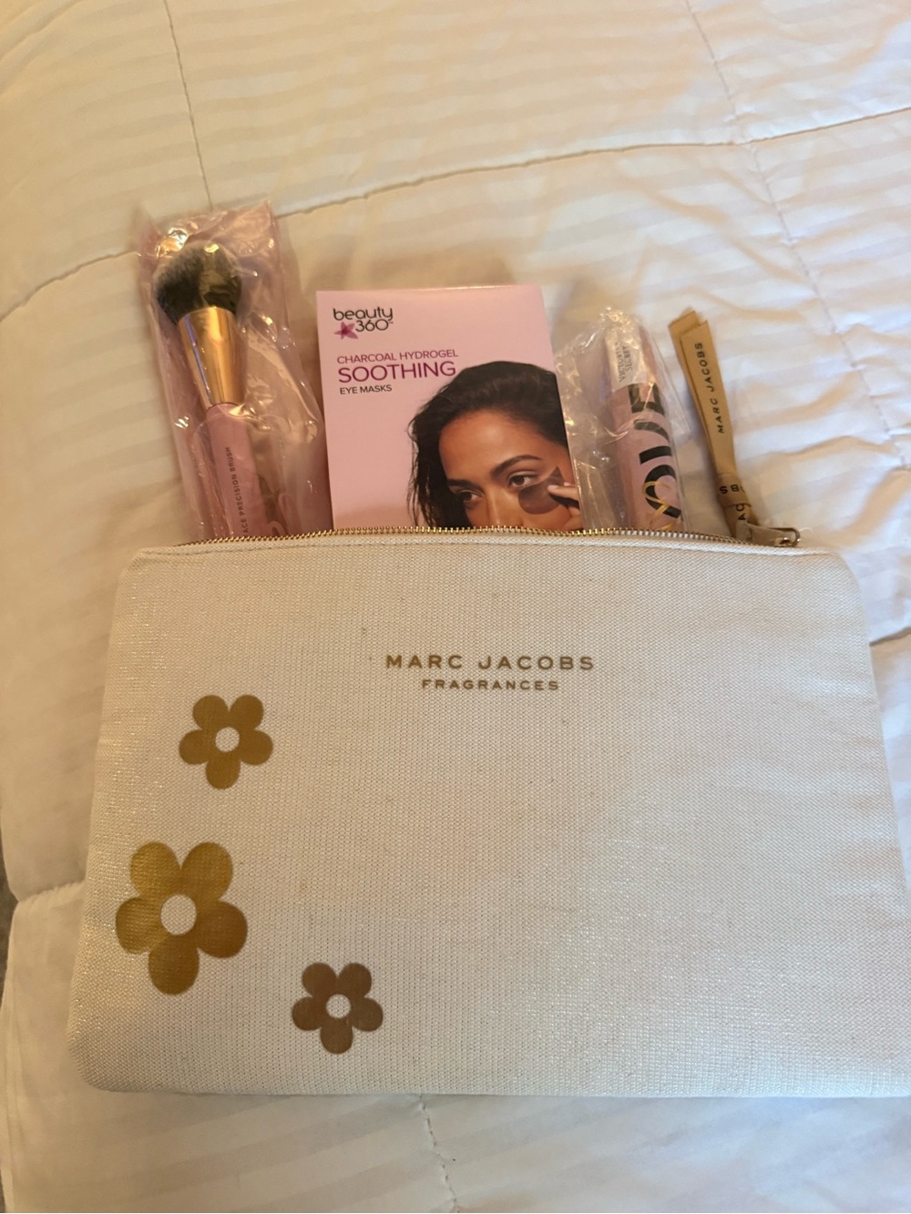 Marc Jacob’s Fragrance Bag, Victoria Secret, Eye Mask and Brush